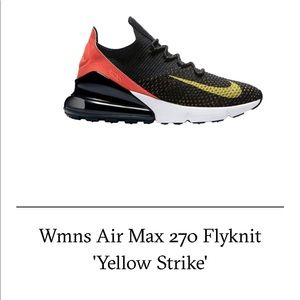 Nike Air Max 270 flyknit “Yellow Strike”